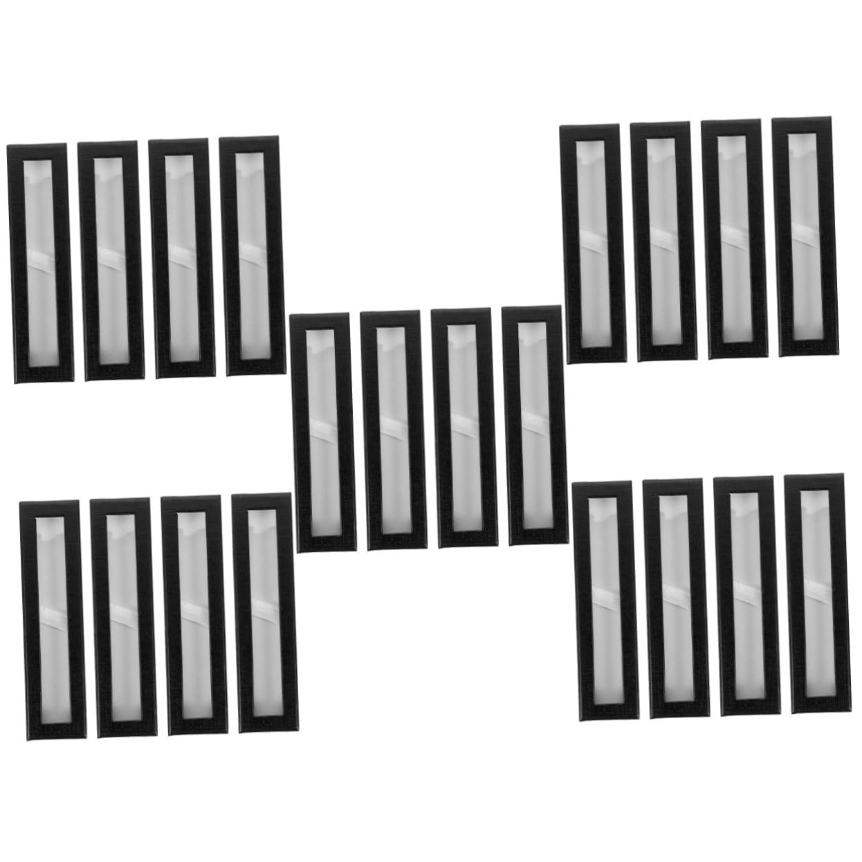Lurrose 5 Set Di Astucci Per Cancelleria in Carta Portapenne Portamatite Organizer Antipolvere Per Scuola Ufficio E Viaggi 4 Pezzi*5