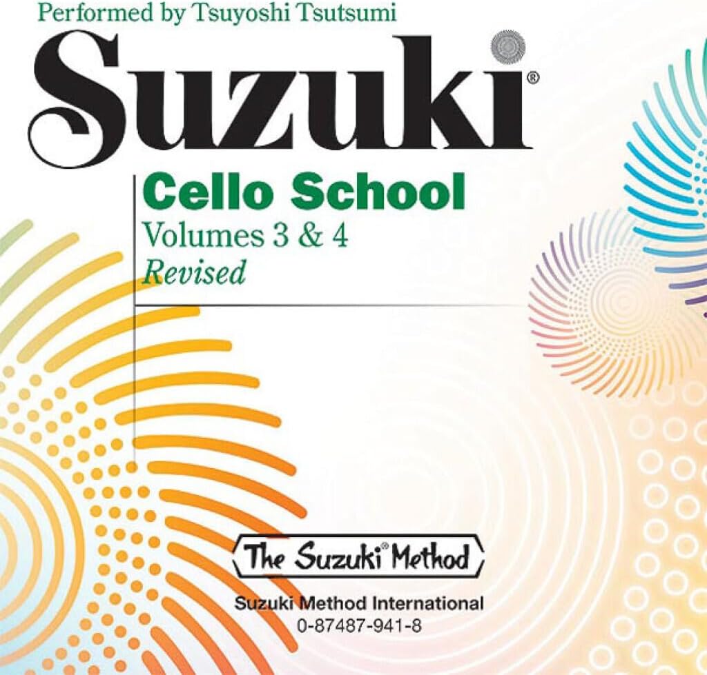 Suzuki Cello School, Vol 3 & 4 (CD)