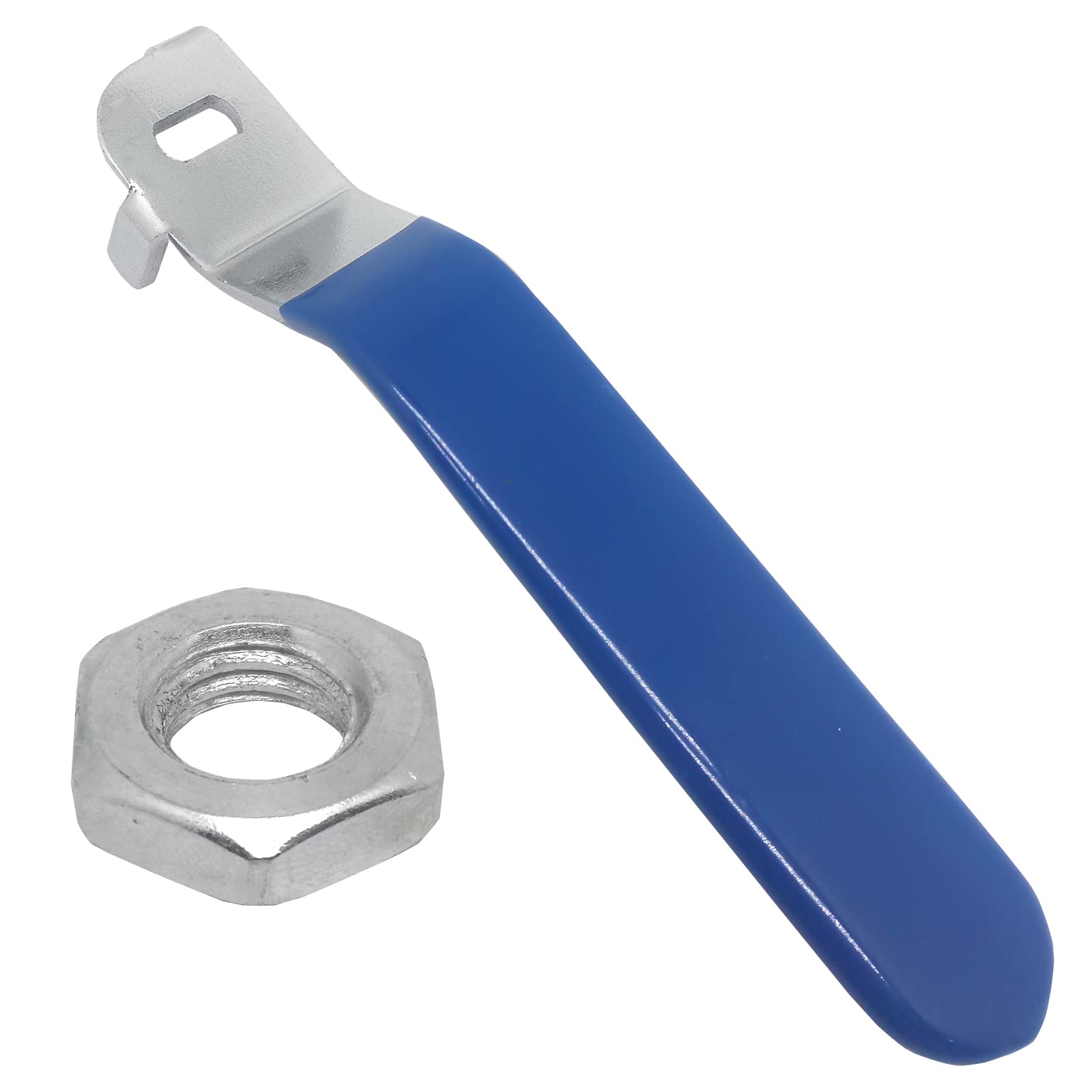 1Pcs Blue Replacement Ball Valve Handle with M10 Nut,Hole Size 6x10mm