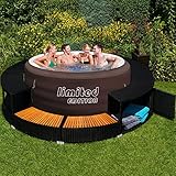 Bestway Lay-Z-SPA Whirlpool + Poolumrandung Poolverkleidung Rahmen Pool