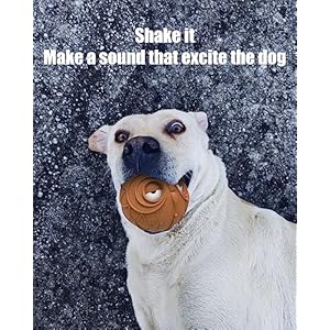 Giggle Ball for Dogs Owl Dog Toys for Aggressive Chewers Medium Large Dogs Fun Gift for Dog Natural Rubber Herding Ball for Dogs Cute Owl Hoot Brown New