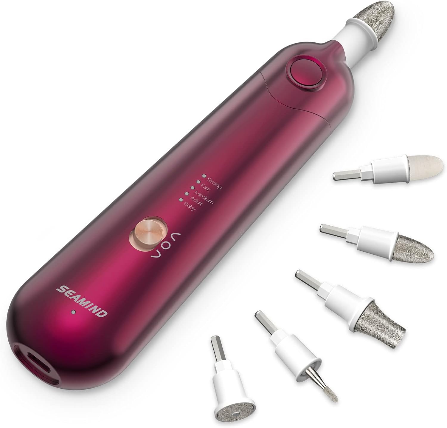 Professional Manicure Pedicure Set, Cordless Electric Nail File Kit