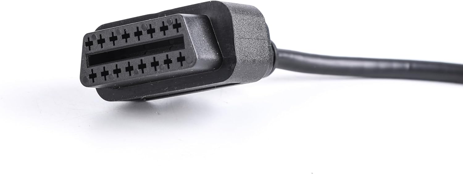 2pcs Green Type 2 J1939 Male and Female Pass-Through to OBD2 Cable for Freightliner Code Reader ELD Tracker (2)