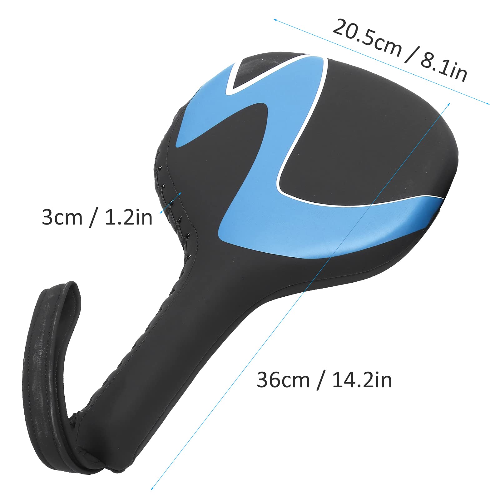 OUKENS Taekwondo Kick Pad, Boxing Sanda Training Foot Hand Target Kick Pad Karate Kicking Target for Martial Arts Training Equipment(Blue)