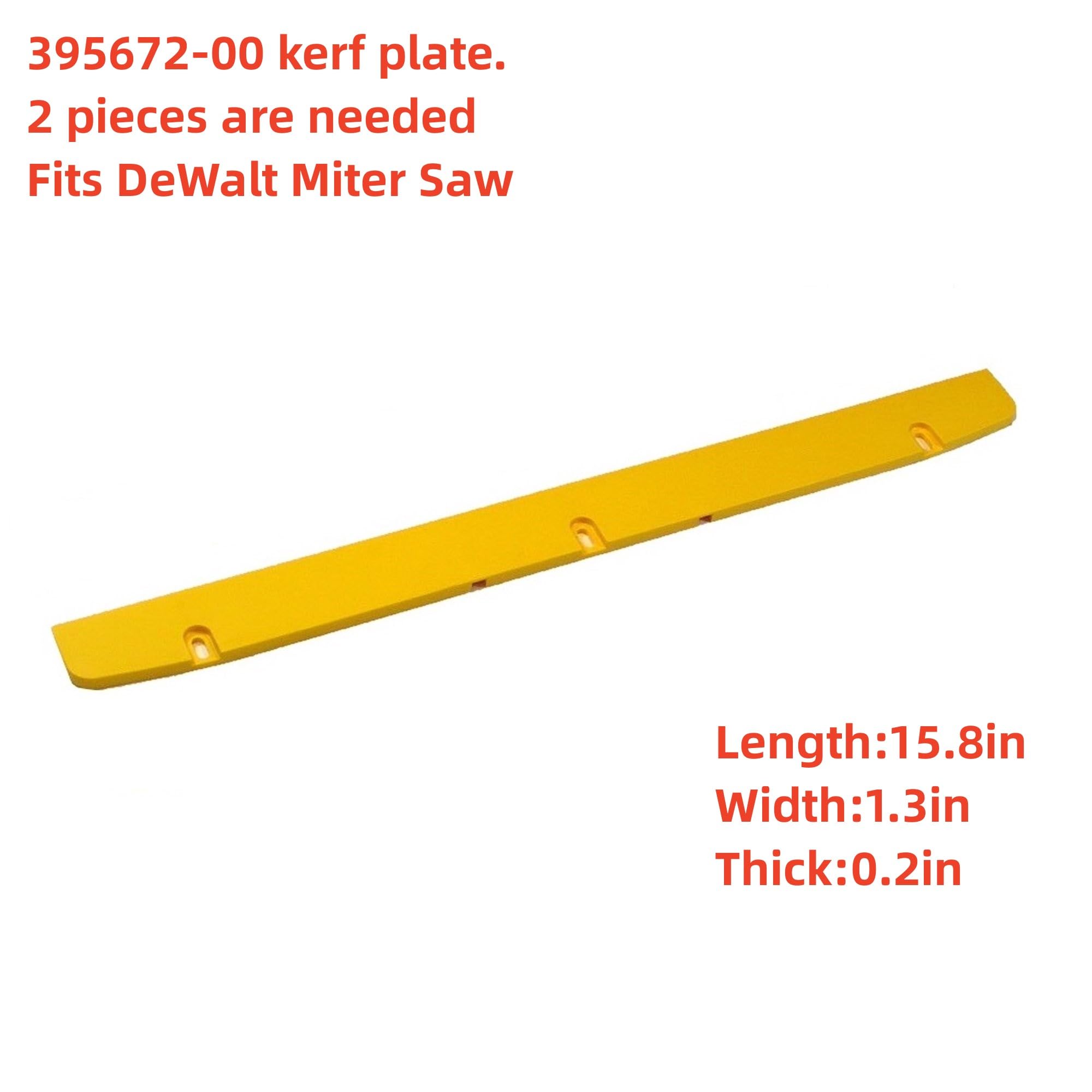 395672-00 - Placa de repuesto para sierra ingletadora DeWalt DW708-B2 DW708-BR