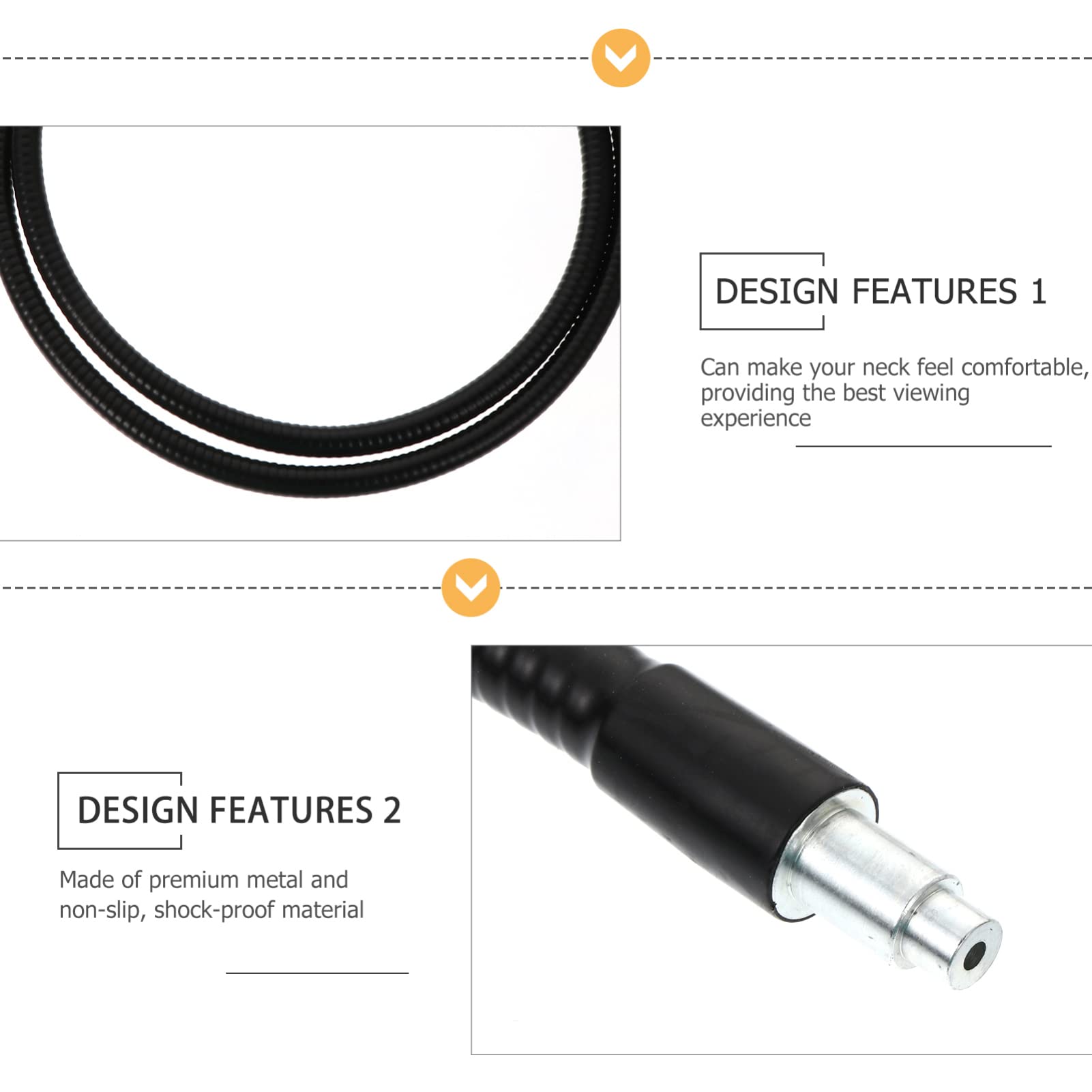 Porta Telefono Magnetico Rotante Gradi Supporto per Cellulare da Collo Staffa per Telefono Pigro per Uso Casalingo Antiscivolo Sicura e Stabile
