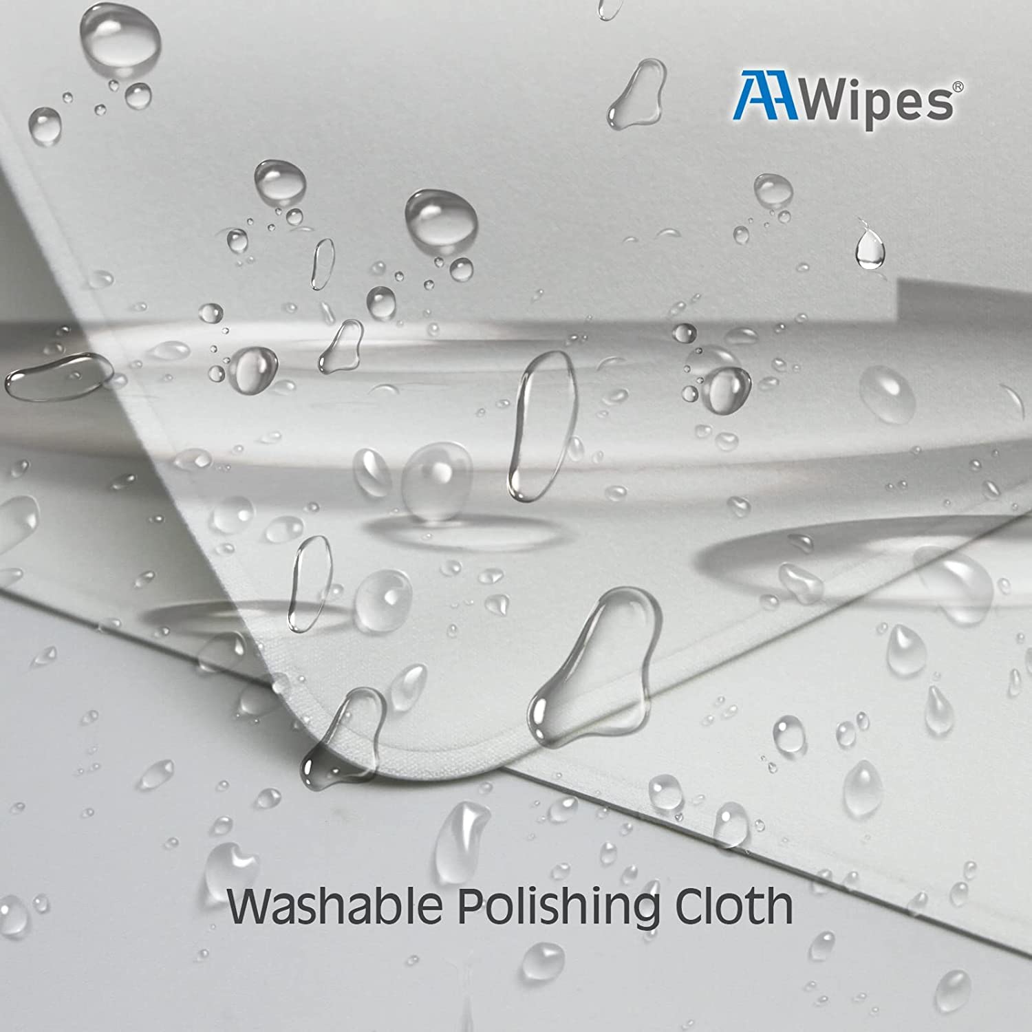 AAwipes Paños de pulido (6.3 x 6.3 pulgadas gris superfino) compatibles con Apple iPhone, iPad, MacBook, iWatch, paños de limpieza de microfibra suaves y no abrasivos (10 paquetes gris)