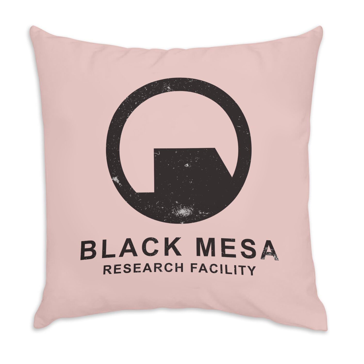 Coussin velours Black Mesa rose déco idéale pour votre espace de lecture et de jeux vidéo