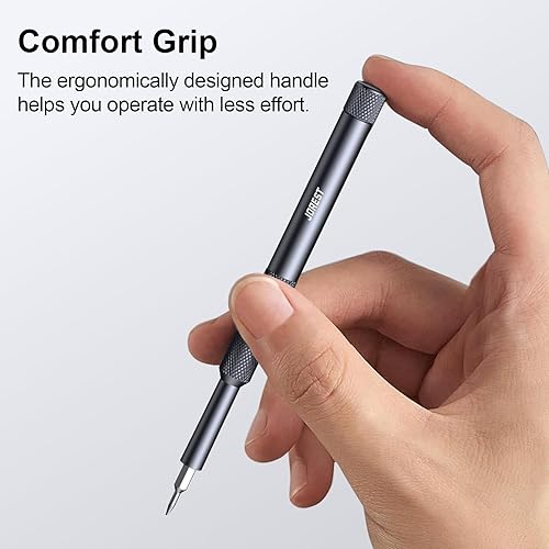 Miniatura 8 de JOREST Juego de destornilladores de precisión 25 en 1, mini kit de herramientas de reparación con Torx para Macbook, computadora, laptop, iPhone,