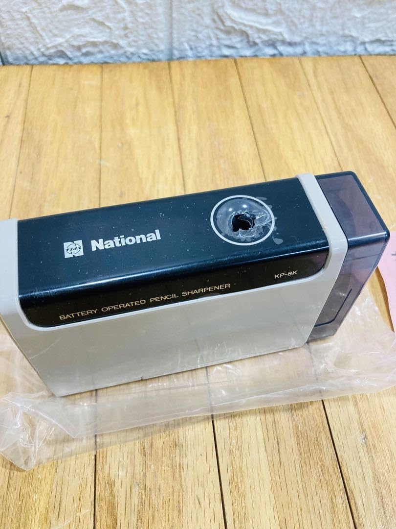 鉛筆削り ナショナル製 Amazon.co.jp: Nationalナショナル KP-8K 電池式 鉛筆削り