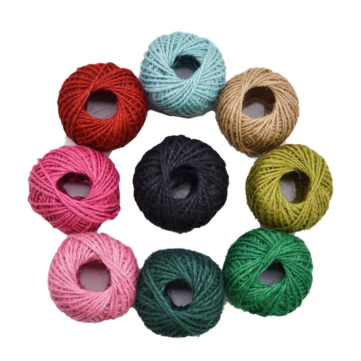 Corde De Jute Naturelle 8 Mm X 30 M - Ficelle Robuste Pour Décoration, Jardin, Bricolage Ou Emballage