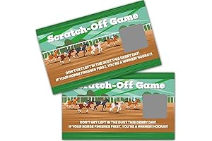 50-Pack Derby Race Scratch Off Cards