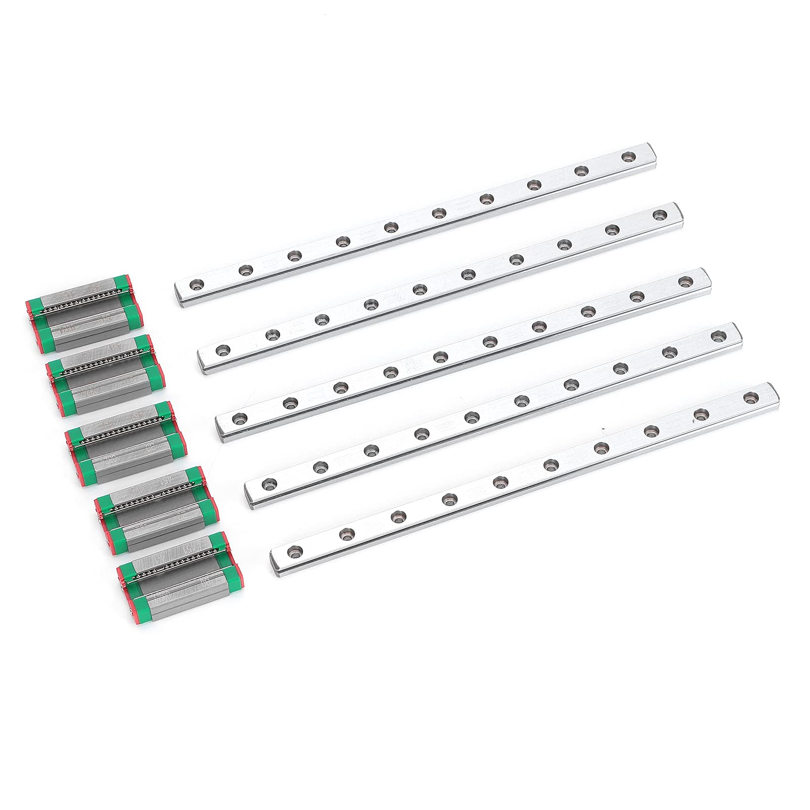 Drukarka 3D Poradnik linii kolejowej Wysoka dokładność Stabilna wydajność Akcesorium 150 mm 5pcs MGN7 Slider DIY Tool Voron V0
