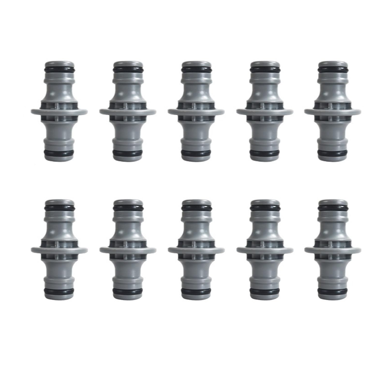 Connettore for tubo da giardino a 2 vie Accoppiatore di raccordo Maschio Capezzolo diretto Collegamento rapido Estendi il rubinetto del tubo dell'acqua for l'irrigazione