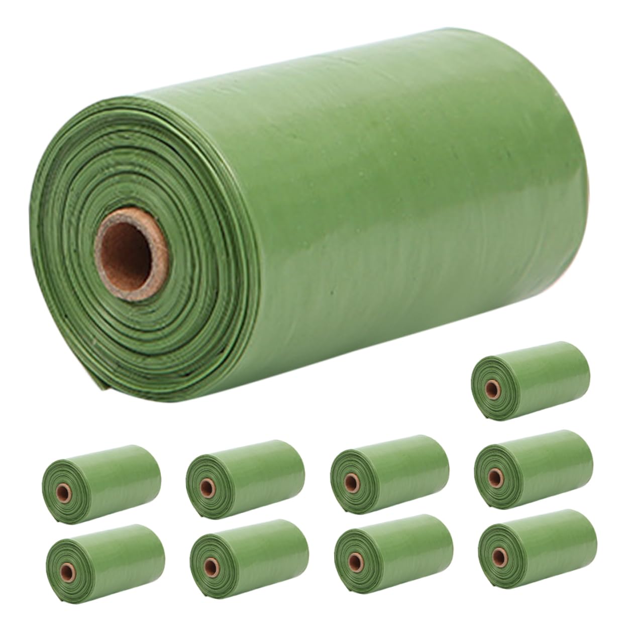 OUNONA 20Rolls Heavy Duty Bags Thick Plastic Garbage Disposal Bags for Vehicles Outdoor Use Per Tear Resistant for Pet Waste Cleanup