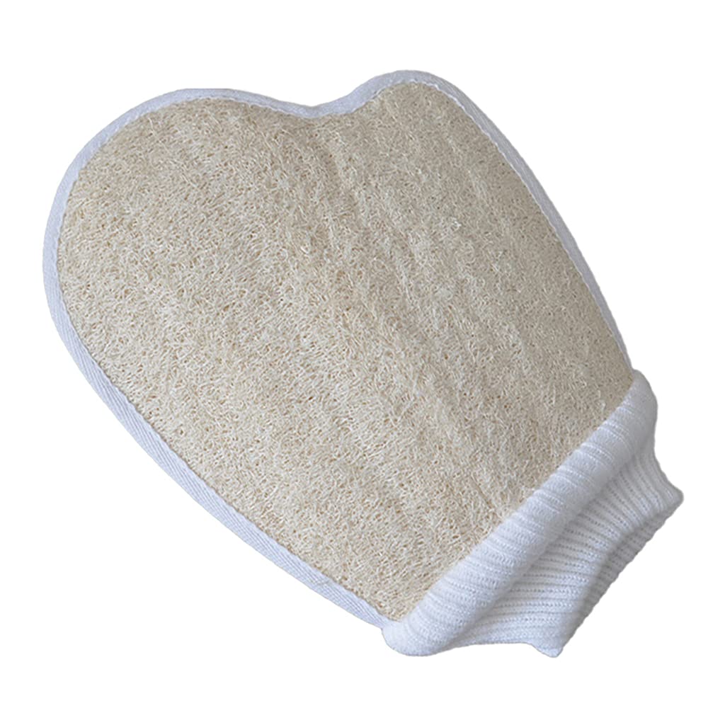 Luffa-Dusch-/Badehandschuhe, Massage- und Körperpeeling, Handschuh, Zubehör für Outdoor, Reisen, Camping, tragbares Waschwerkzeug, Luffa, Körperschrubber für Herren Kosmetik