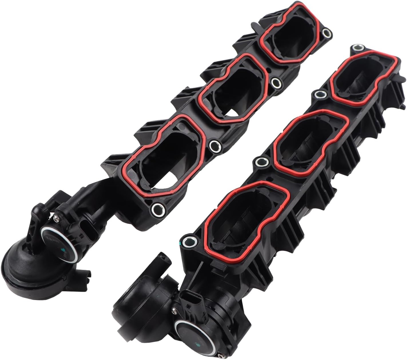 MUCO Engine Intake Manifold 06E133109AN 06E133110AN Left Right Compatible with Audi A6 A7 A8 2016-2018 For Audi Q7 2017-2019 3.0L