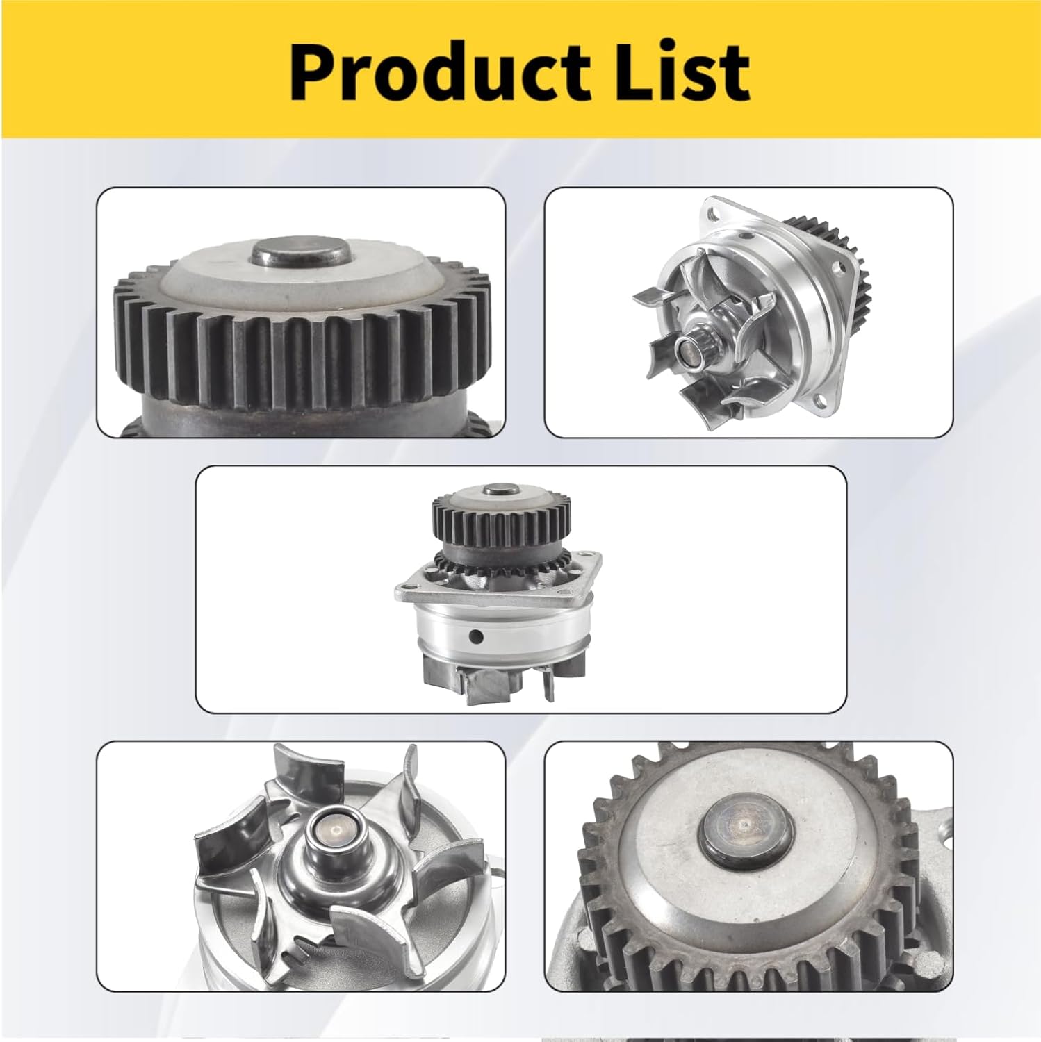 AW9426 Automotive Engine Water Pump Kit Compatible with Infiniti EX35 EX37 G25 G35 G37 Q60 Q70 QX50 QX70, Nissan 350Z 370Z Altima Frontier Maxima Murano NV1500 NV2500 NV3500 Pathfinder Quest