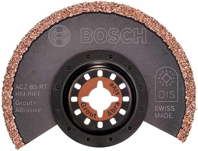 Bosch Professional 1x Segment Blade ACZ 85 RT3 (for Mortar, Grit 30, Ø 85 mm, Accessory Multitool)