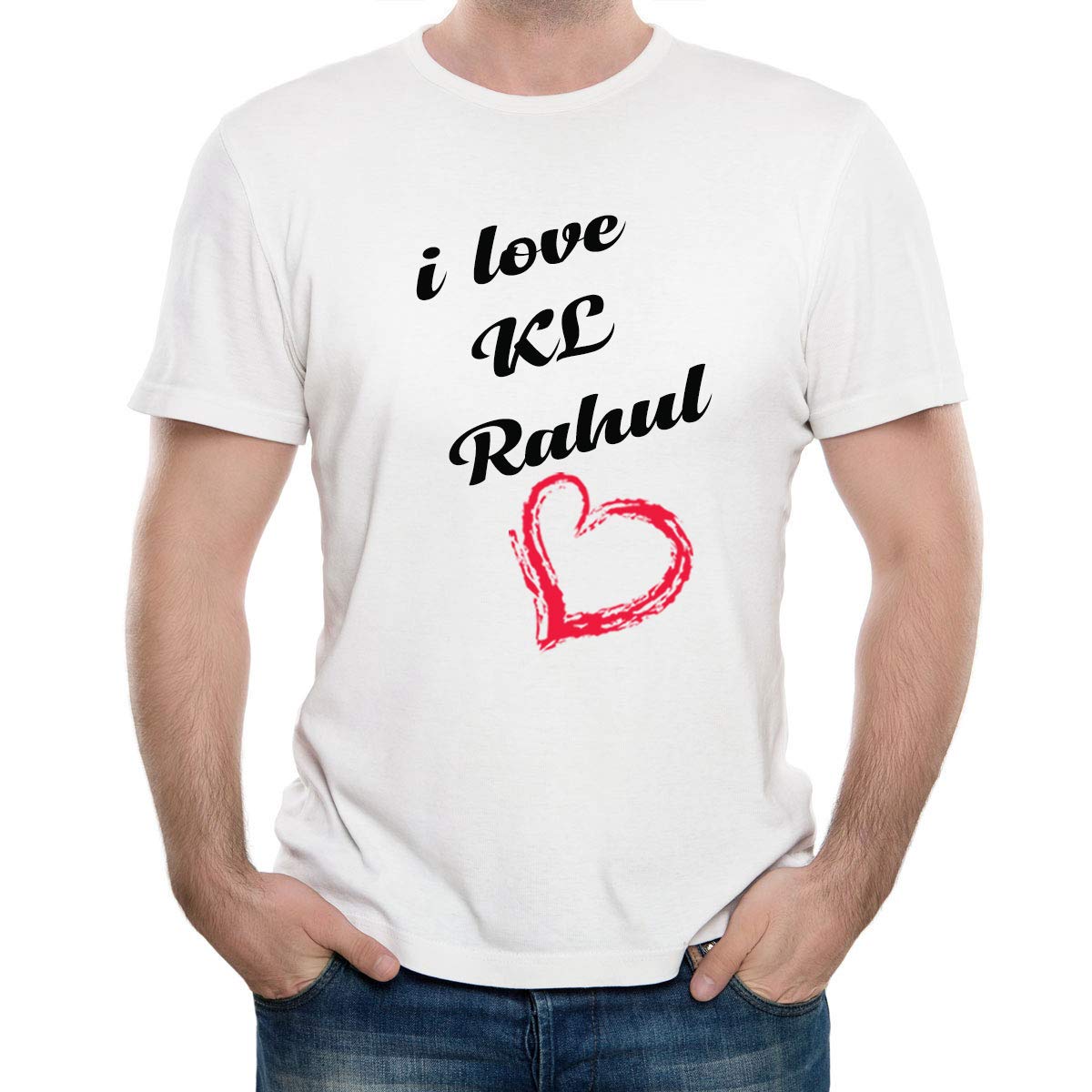 RitzeesUnisex Polyester Printed T-Shirt, White, Size-M