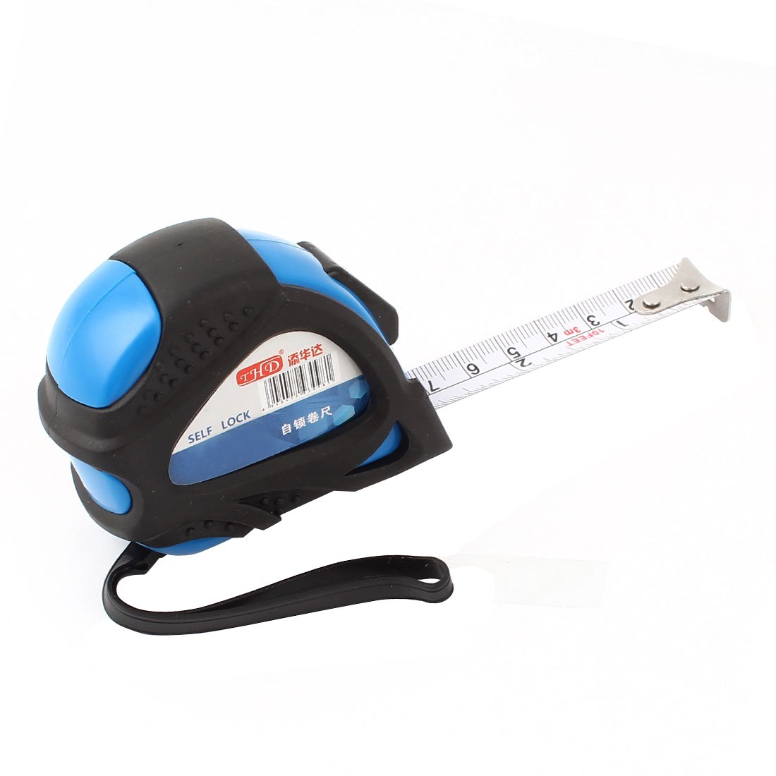 Aexit Black Blue Tools & Home Improvement Plastic Housing Self Lock Metric Measure Tape Ruler Tape Measures 0-3 Meters