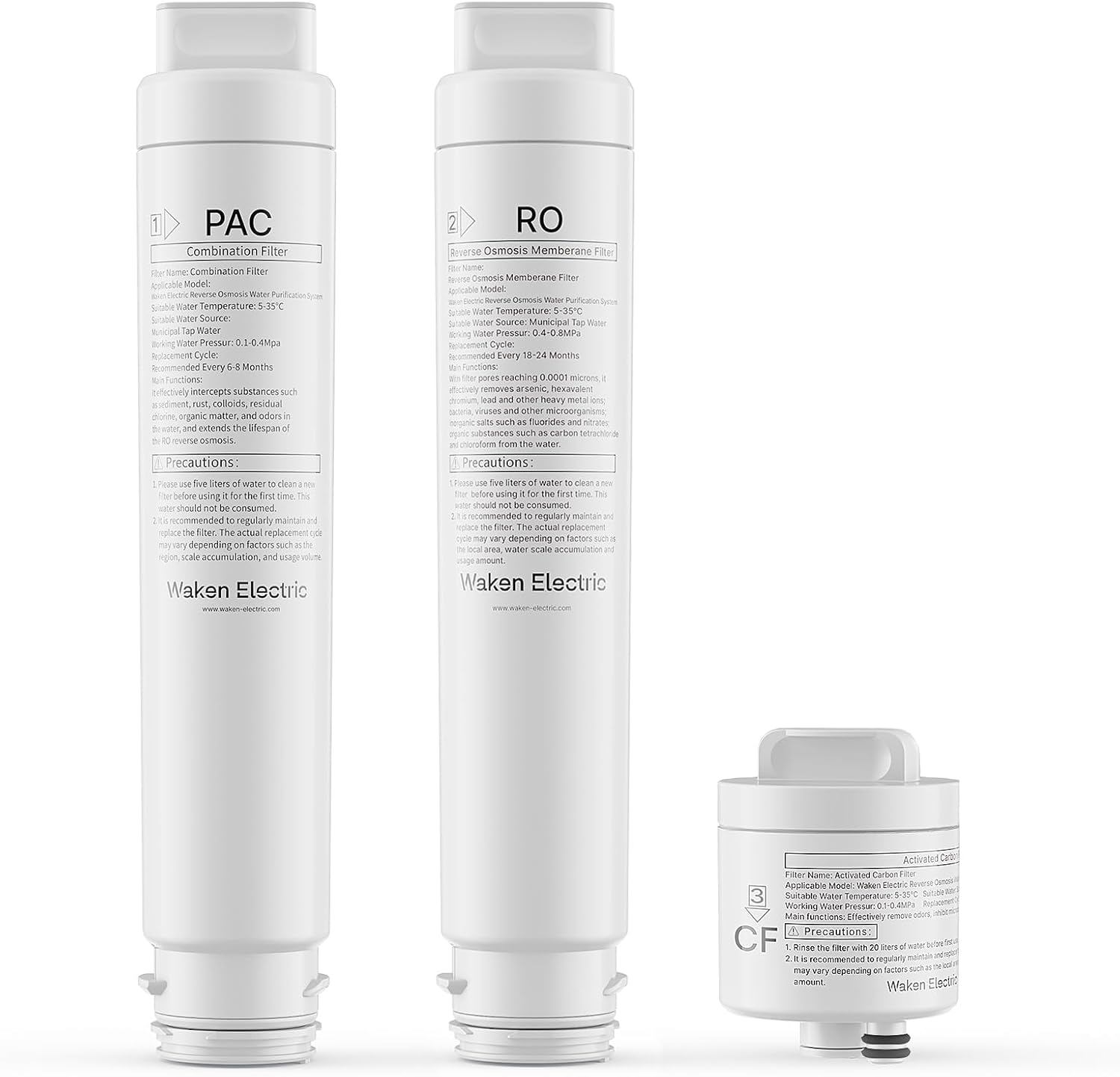 C11 Replacement Filter Set with 1 PAC and 1 CF (1 year filter set)