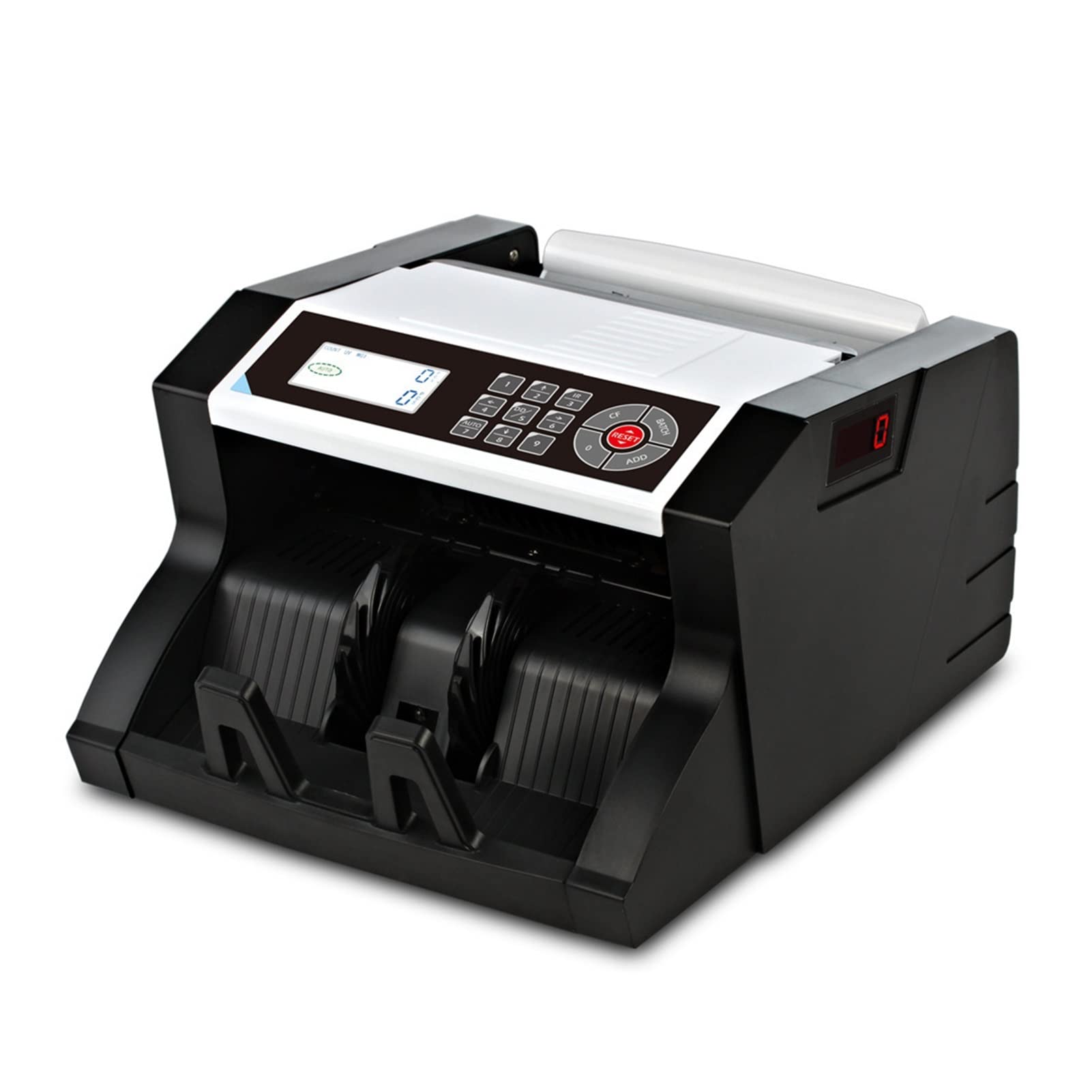 Money Counter Bill Counter Machine for Multi-National Currencies Such As Euro and Dollar Counterfeit Cash Quick Identify with LED Display