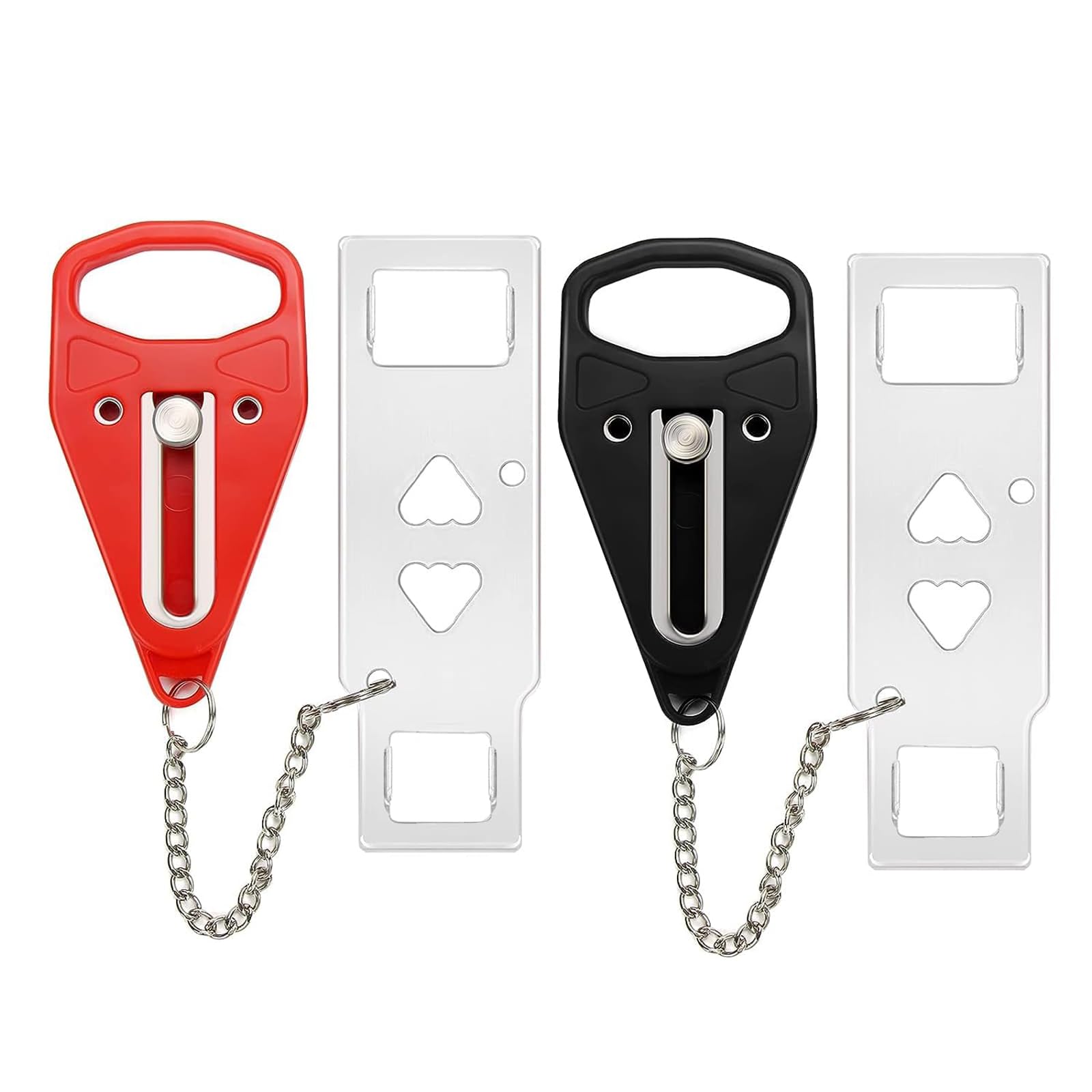 Pack of 2 Portable Door Lock, Travel Door Latch, Security Lock, Prevent Unauthorized Entry, Latch Lock for Door for Protect Family Security in Traveling, Home, Bedroom, Hotel, Apartment (B0DFGRGLHL) Amazon Price History, Amazon Price Tracker