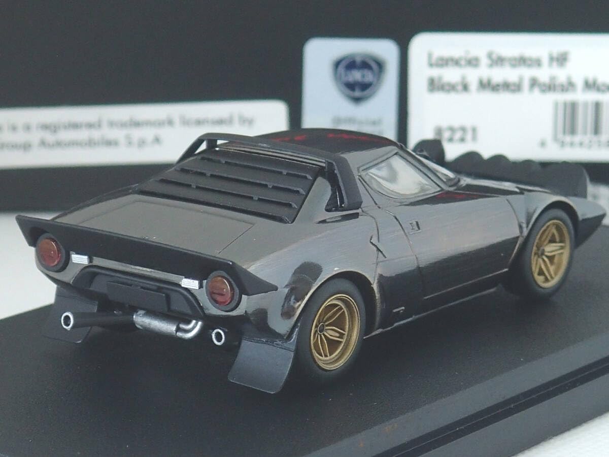 1/43 HPI ランチア ストラトス HF ブラックメタルポリッシュモデル Amazon | HPI racing 1/43 Lancia Stratos ランチア ストラトス HF