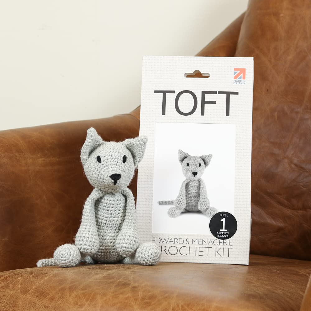 TOFT | Edwards Menagerie | Alexandre The Cat Crochet Kit | Luxury