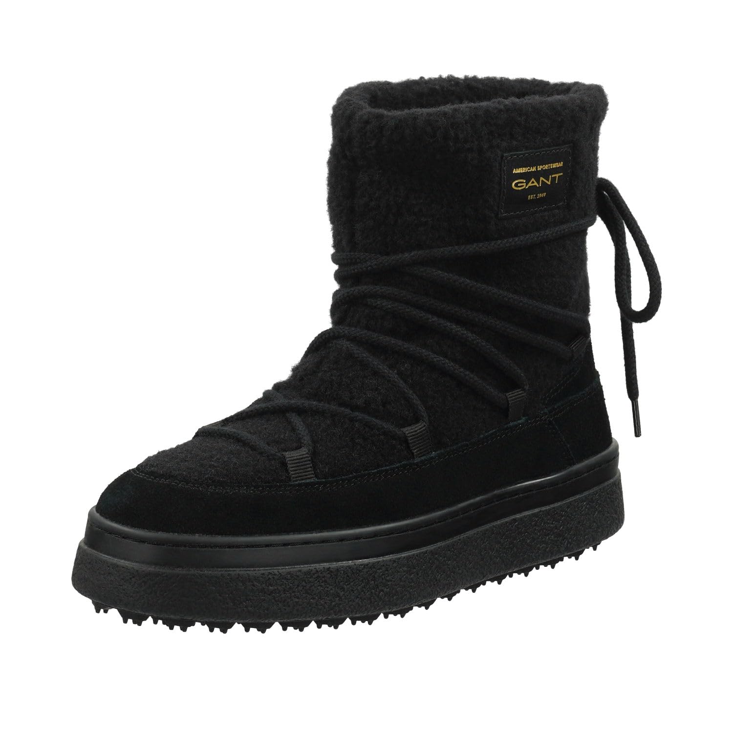 GANT FOOTWEAR Women's Snowill Ankle Boots, Black, EU 37, black, 5 UK