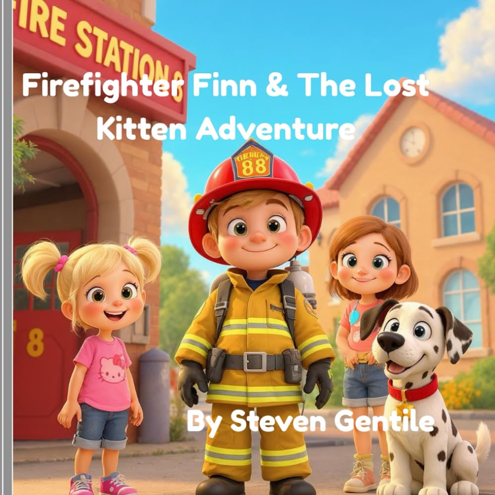 Firefighter Finn & The Lost Kitten Adventure: A Heartwarming Children’s Firefighter Book About Bravery, Teamwork, and Helping Others: (Firefighter ... (Firefighter Finn: Fun & Adventures Stories)