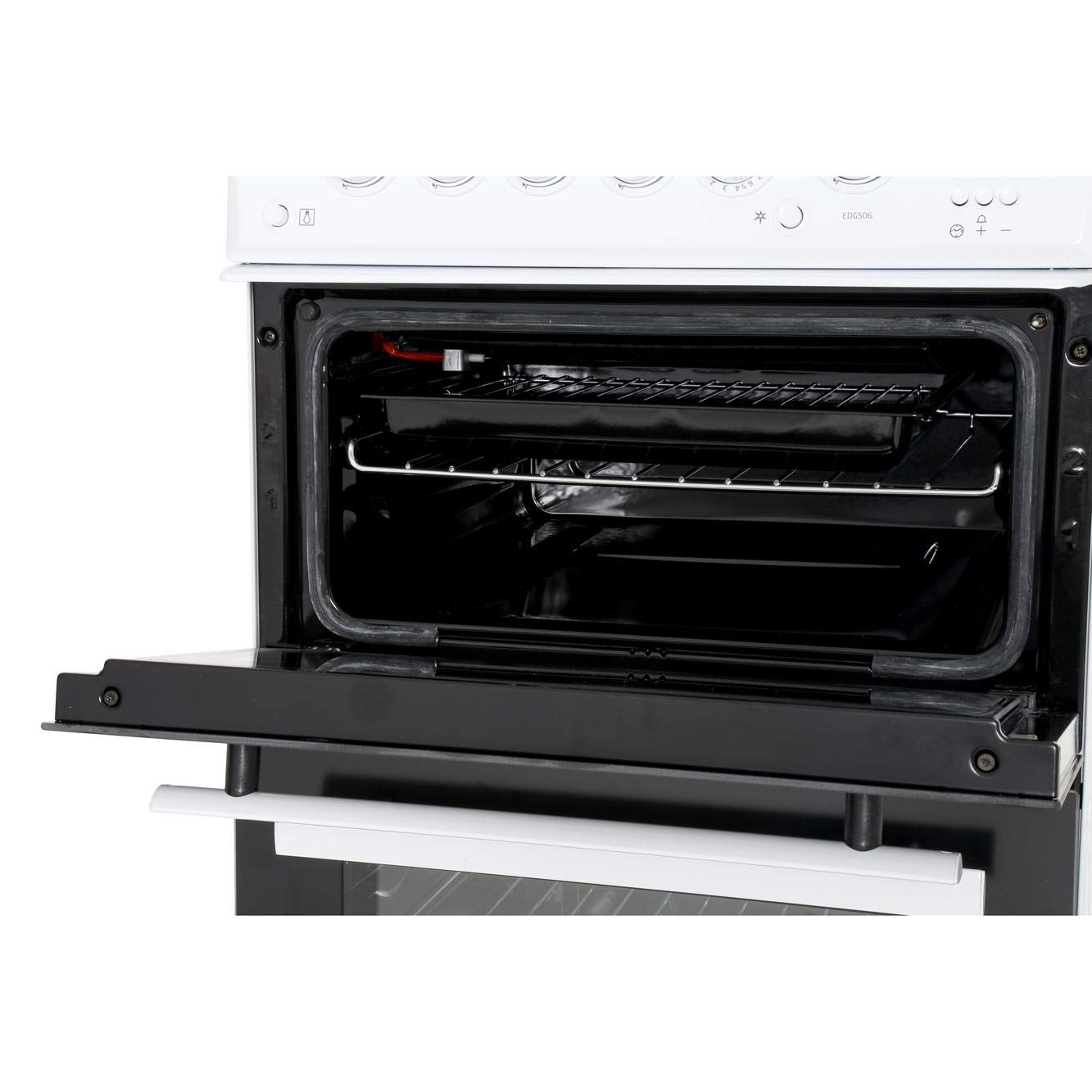 Buy Beko EDG506W 50cm Double Cavity Gas Cooker White Whirlpool Absolute AKZ96270IX Builtin