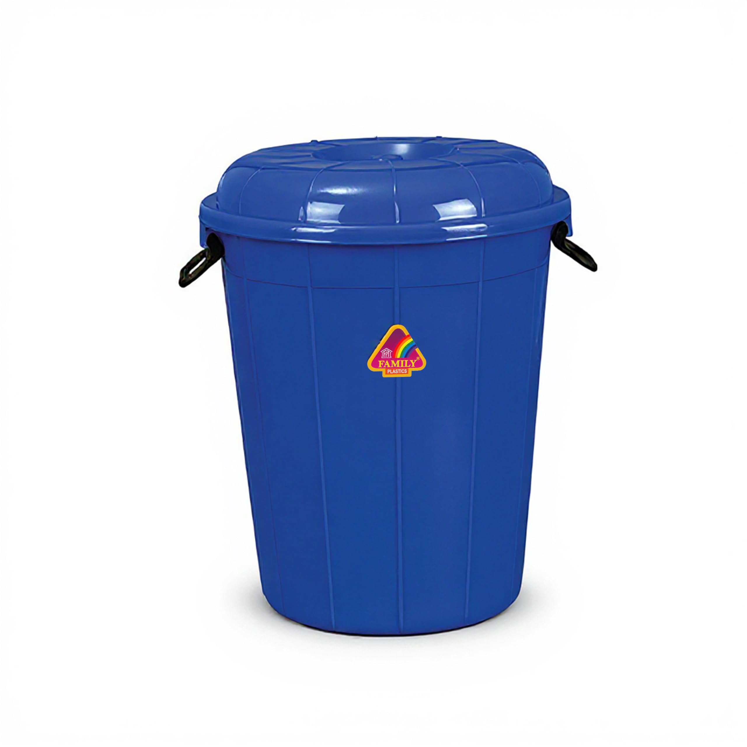 STL Plastic Bin, Storage Unit with Locking Lid, Heavy-Duty, Multi Purpose Plastic Bucket, Garden Bin, Food Grade Material, Large Waste Bin for Home, Kitchen, Garden & Office (60ltr)