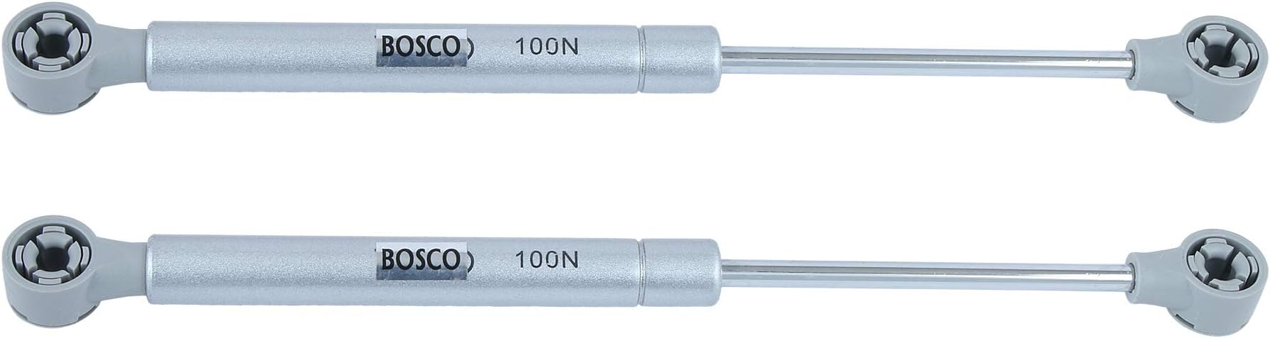100 N Hydraulics Gas Spring Stay STRUT Pneumatic Lift Support Cabinet Hinges Support, Capacity 10 KGS (Pack of 2 PCS) Size 10 inches,Material:Iron, Color:Silver