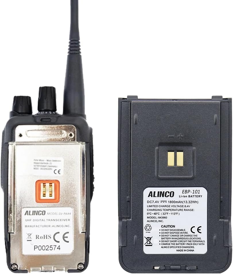 7.4V 1800mAh EBP-101 Li-ion Battery for ALINCO DJ-PAX4 DJ-VX10 DJ-VX46 DJ-VX50 DJ-VX50HE DJ-W18 Two-Way Radio