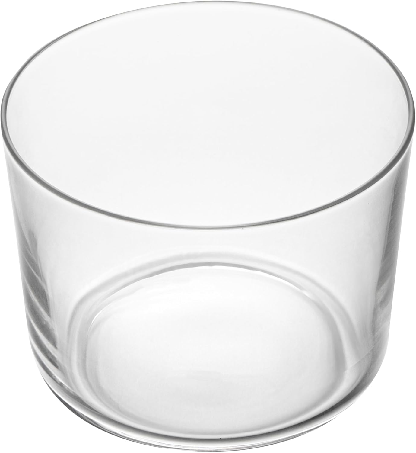 Restaurantware Rocks Glasses 24 Count 7.5 Ounces Handcrafted Spanish Style Tumblers Dishwasher Safe Versatile Drinkware Crystal-Clear Glass for Cocktails and Wine Sheer Rim Design Clear - Image 2