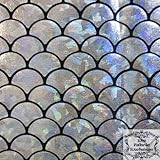Big Fish Scale Silver Stretch Spandex 58 Inches Wide Fabric By The Yard (F.E.®)