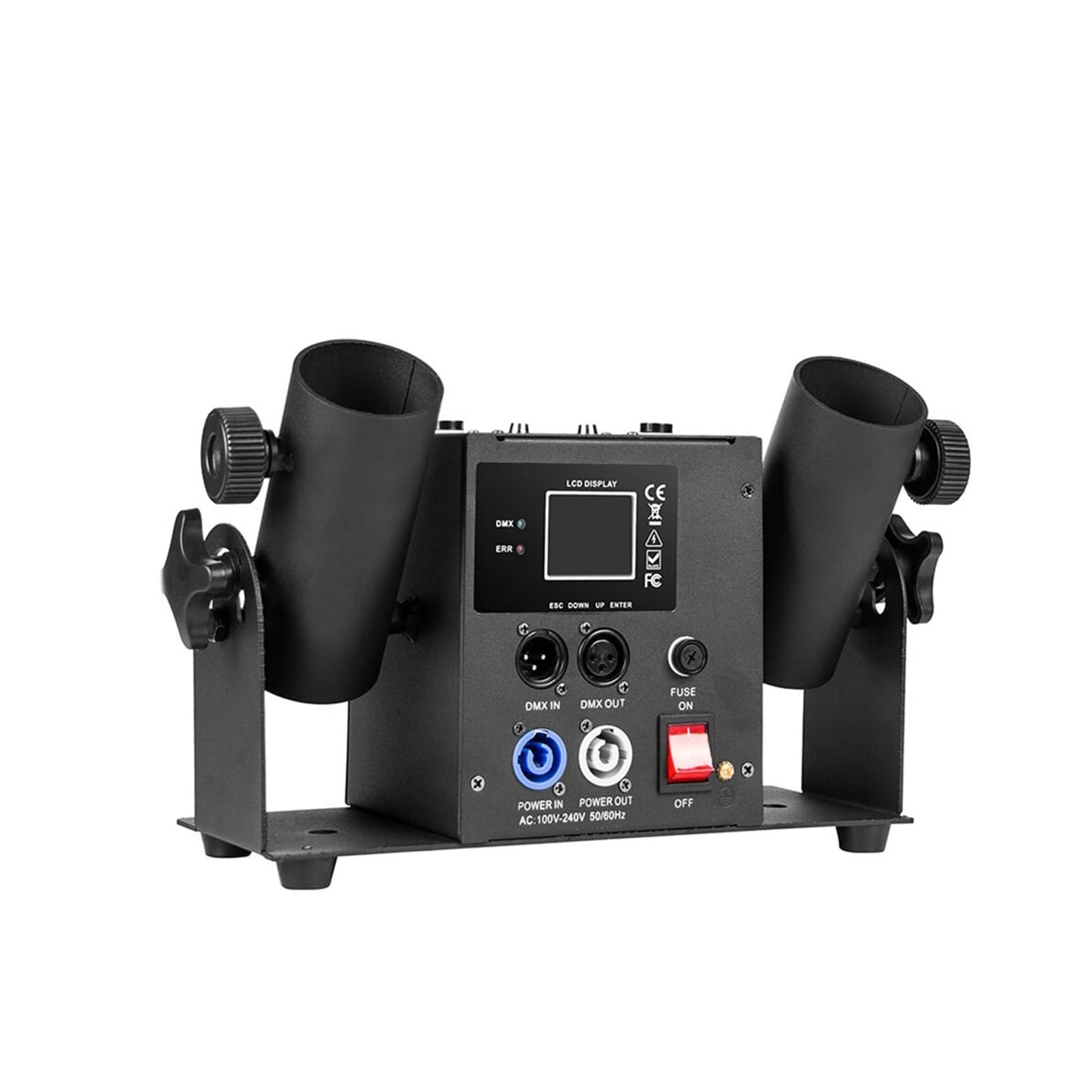 Armata Konfetti, Double Shot Streamer Launcher Remote Control 2 Head Confetti Machine na wesele Celebration Stage Effects