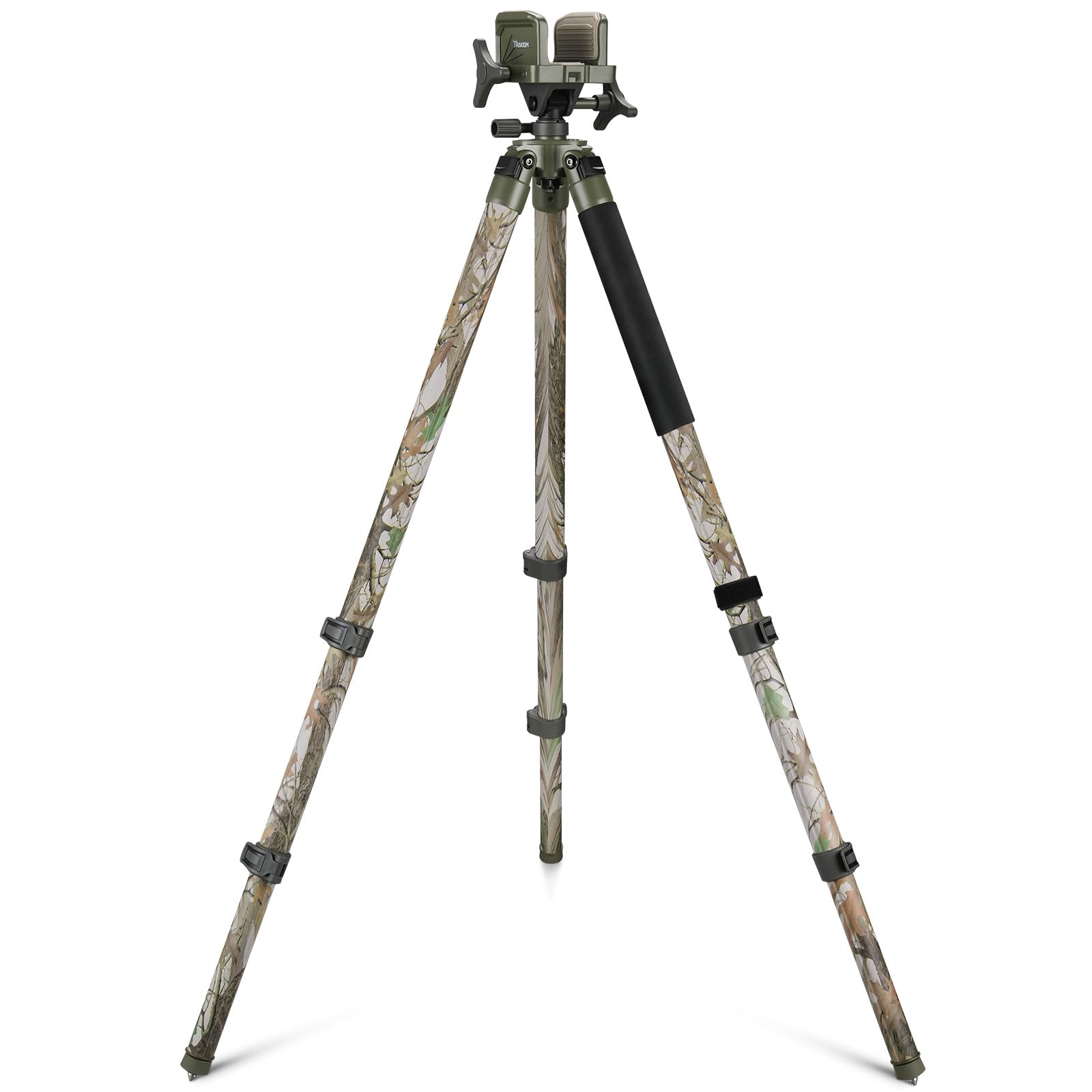 Trakiom Clamping Tripod Rest Aluminum Frame with Integrated Clamp Head