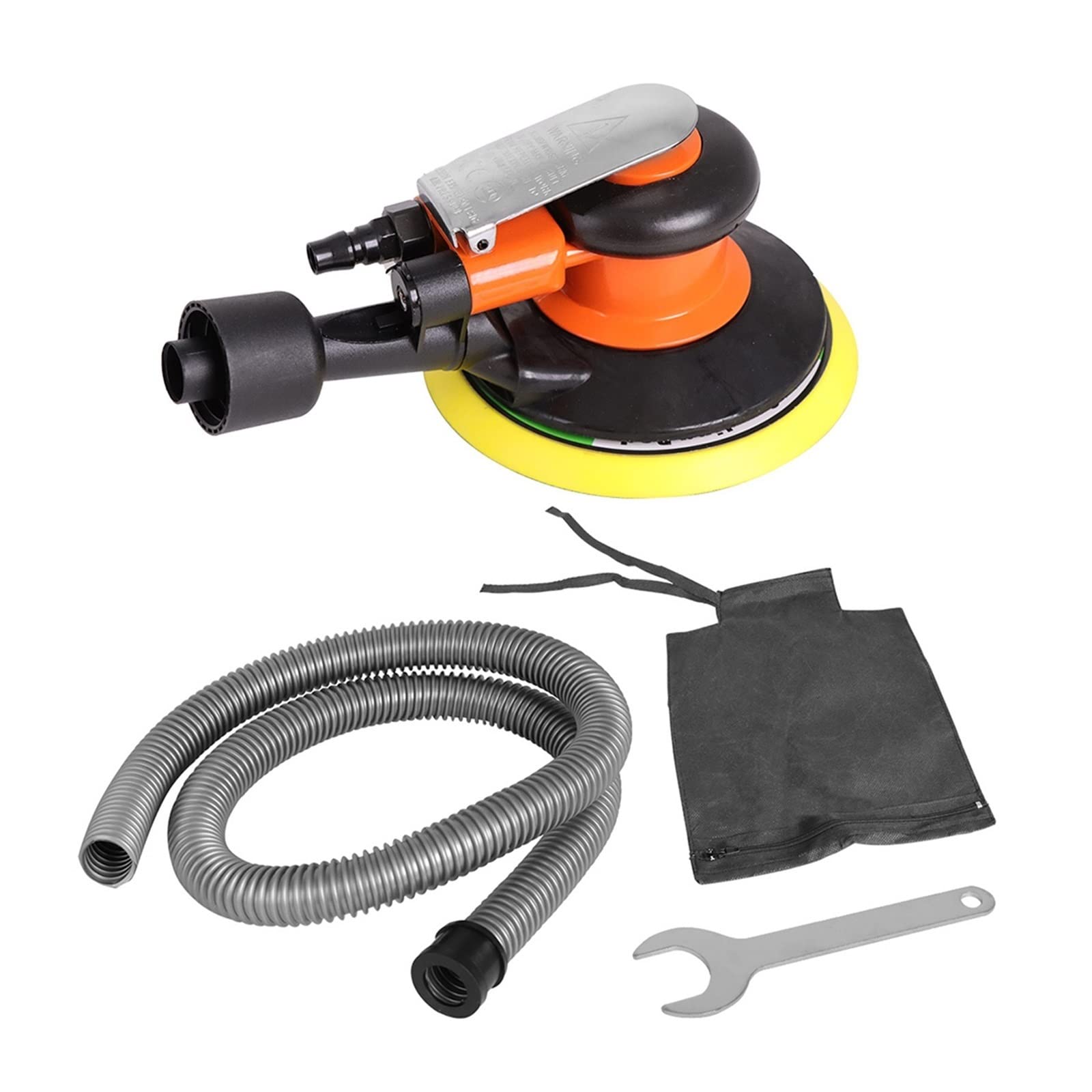 LNHHG Handheld Air Sander Mini Pneumatic 1inch/2inch/3inch Grinding Machine Set For Car Polishing High Speed Powered Polisher Tool(SET D)