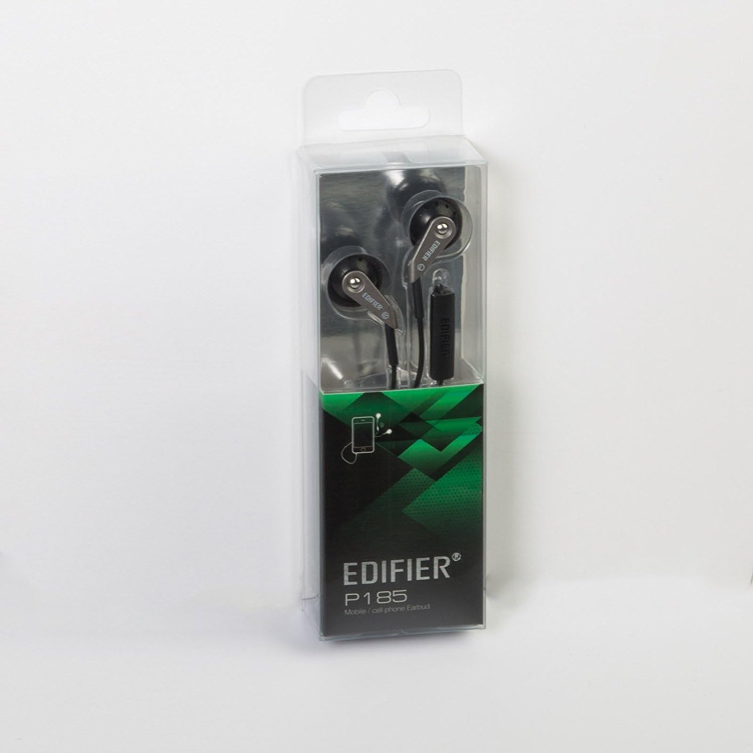 Edifier P185 Computer Headset Hi-Fi Classic Earbud Style Earphones with Microphone - Grey