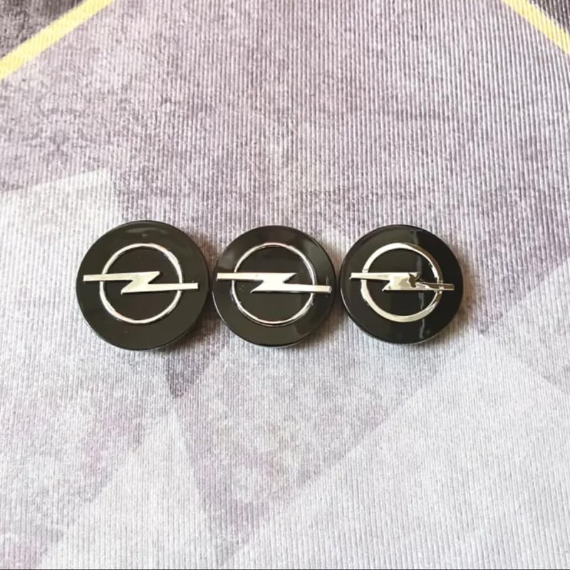 4 Pezzi Auto Coprimozzi per Opel Agila, Coprimozzo Centrale Tappi per Ruote Coprimozzo Ruota ABS Tappi di Cerchioni Accessori per Auto,A-60mm