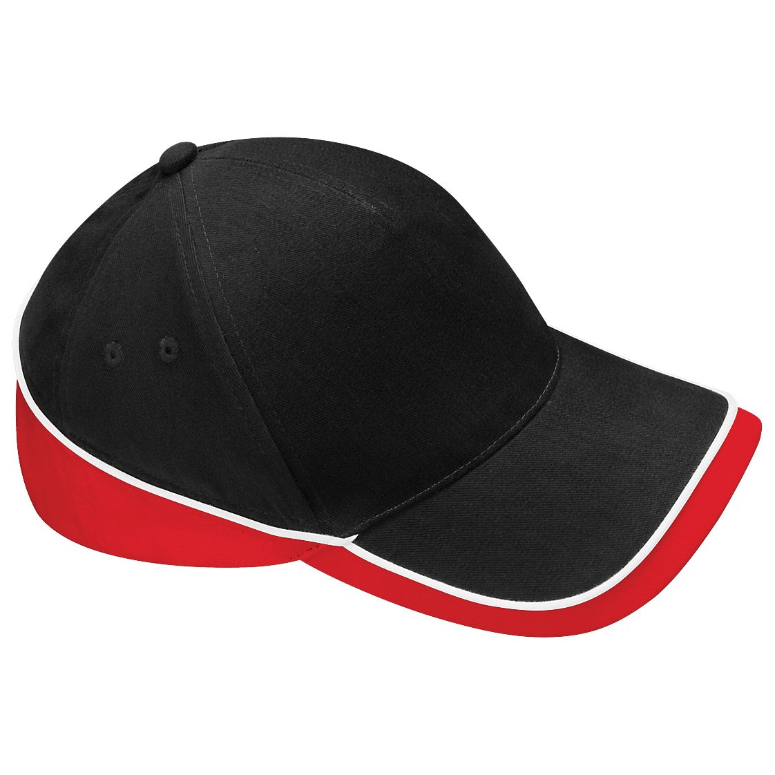 Teamwear Competition Cap in Black / red / white