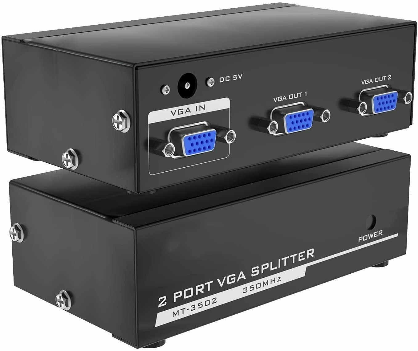MICROWARE VGA Splitter 1 in 2 Out, Multiple Monitors Share One Computer Support 1920 x 1440 350MHz (VGA-1-IN-2-OUT) (B0BWTRDSN4) Amazon Price History, Amazon Price Tracker