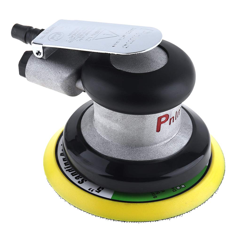 ChgImposs Air Random Orbital Sander, 5" Dual Action Pneumatic Sandpaper Random Orbital Air Sander Polished Grinding Machine Tools
