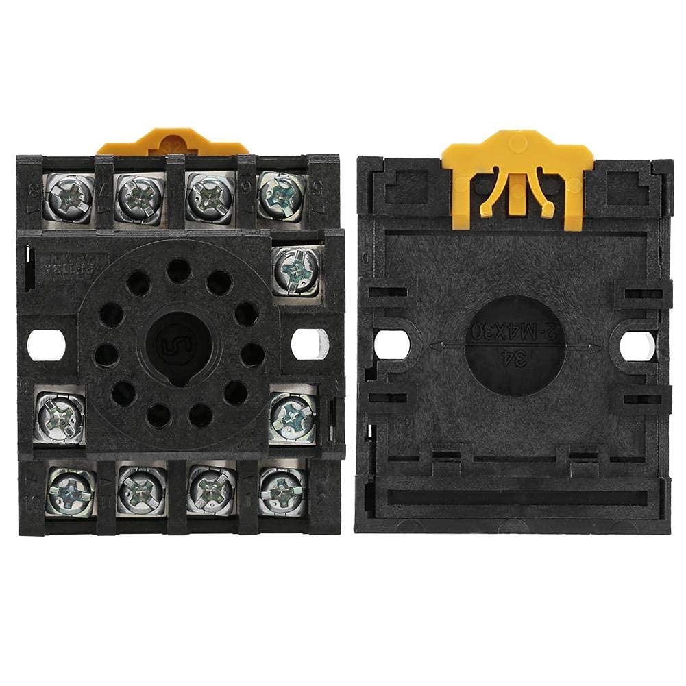 PF113A Base per relè di alimentazione apparecchi di distribuzione e controllo dell'energia relè con presa a 11 pin Base per relè di potenza per JQX-10F JTX-2C Relè a tempo