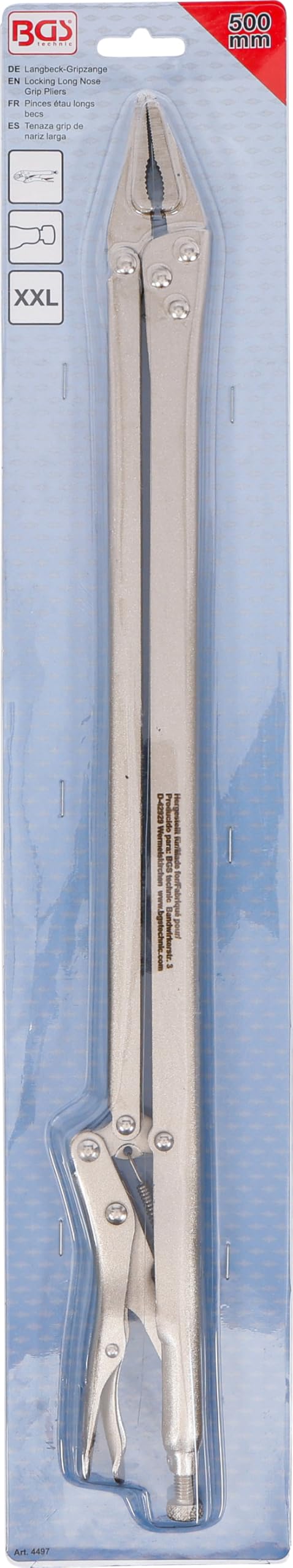 BGS 4497 | Langbeck-Gripzange | 500 mm
