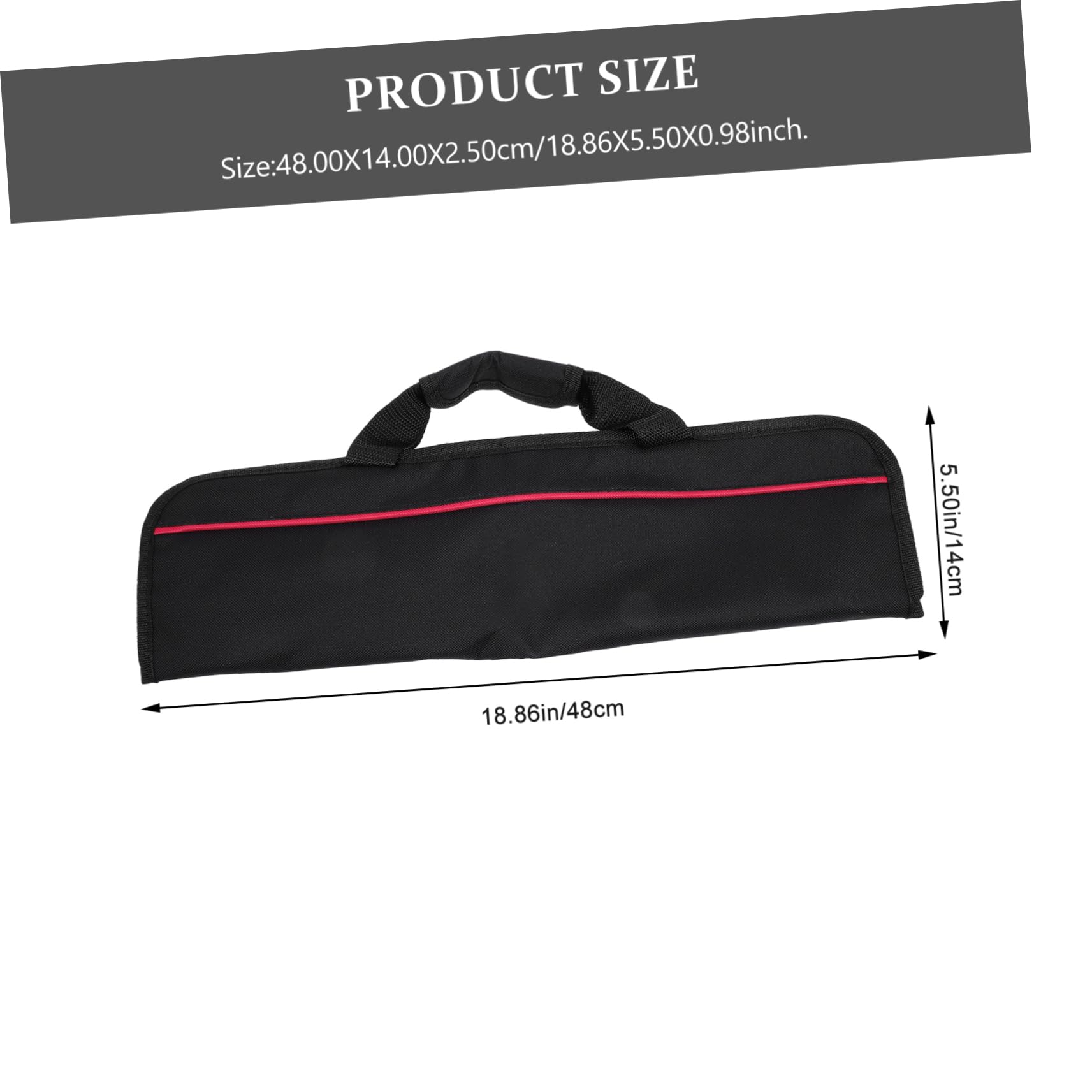 COLLBATH Oxford Cloth Capacity Knives Storage Pouch Portable Cutlery Organizer for Culinary Professionals Camping and Barbequing Easy to Carry Knife Bag