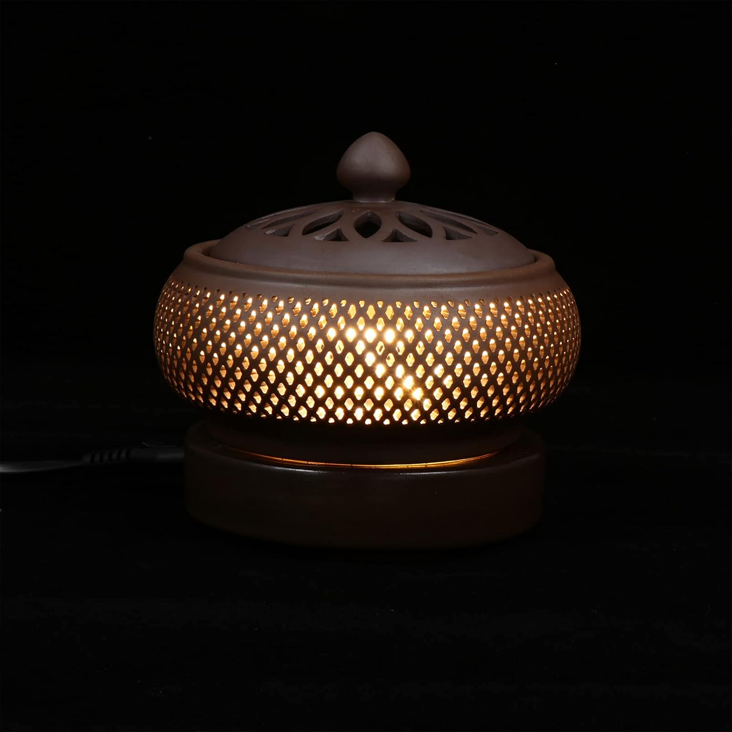 DOITOOL Ceramics Incense Burner with Light Temperature Control